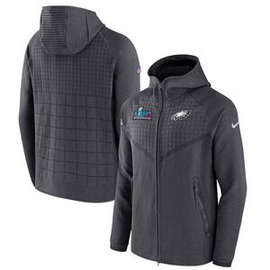 Men's Nike Anthracite Philadelphia Eagles Super Bowl LVII Opening Night Hoodie